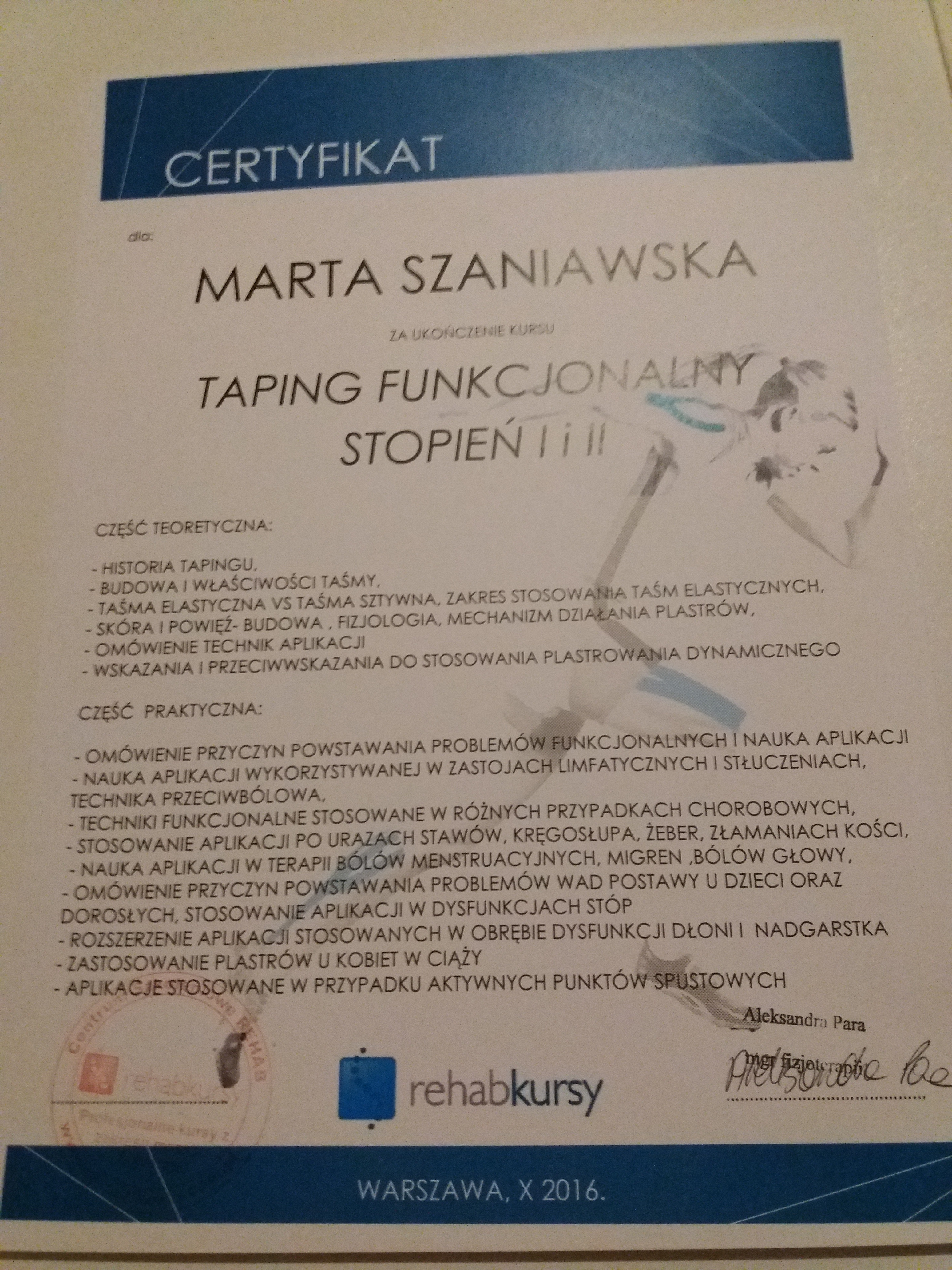 certyfikat-kinesiotapingu