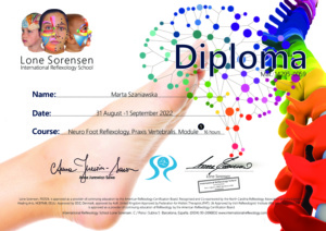 certyfikat Refleksologia stóp